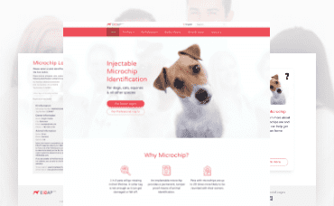 a newly designed website that allows you to track your pet